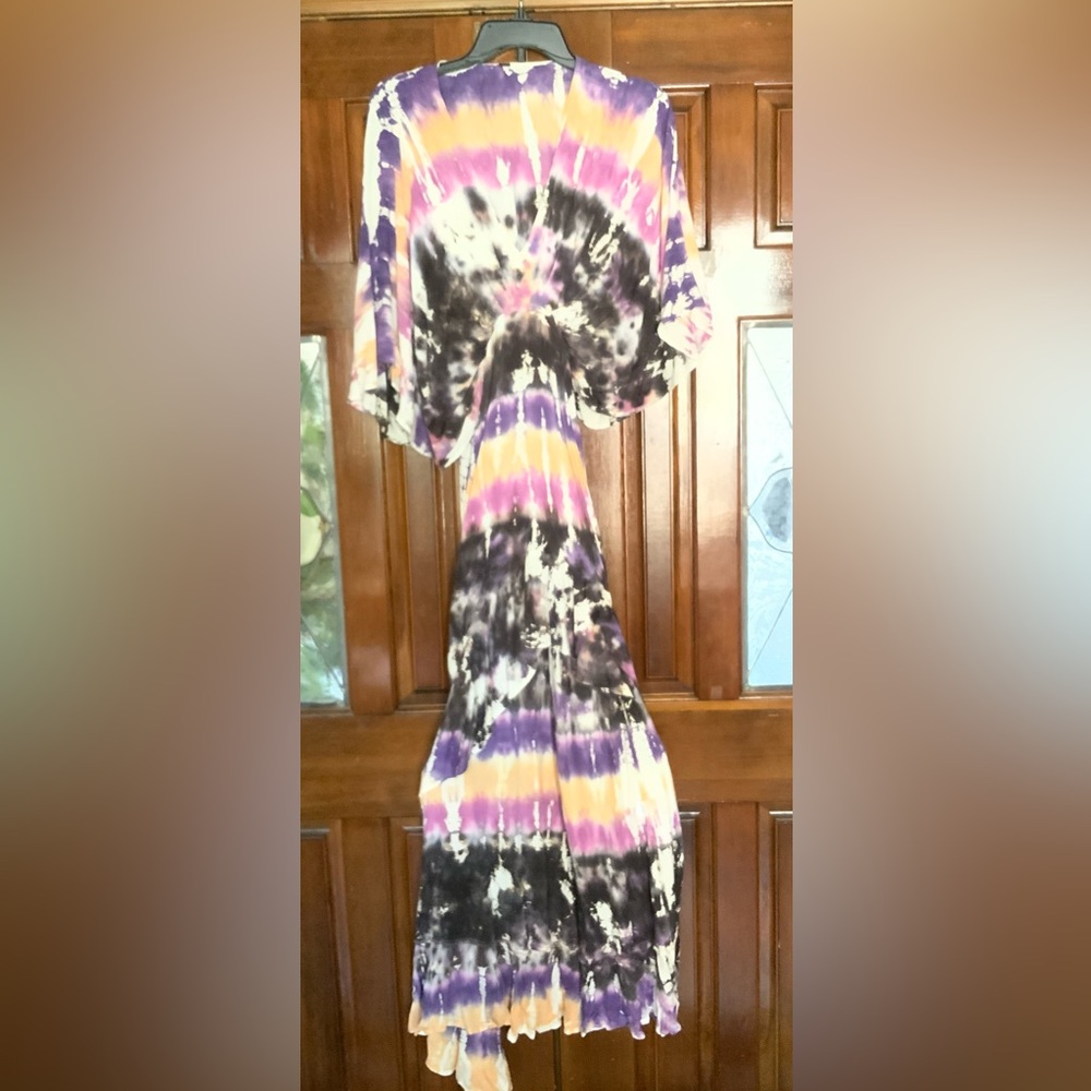Young Fabulous & Broke Tie-Dye Hi-Lo Maxi Dress